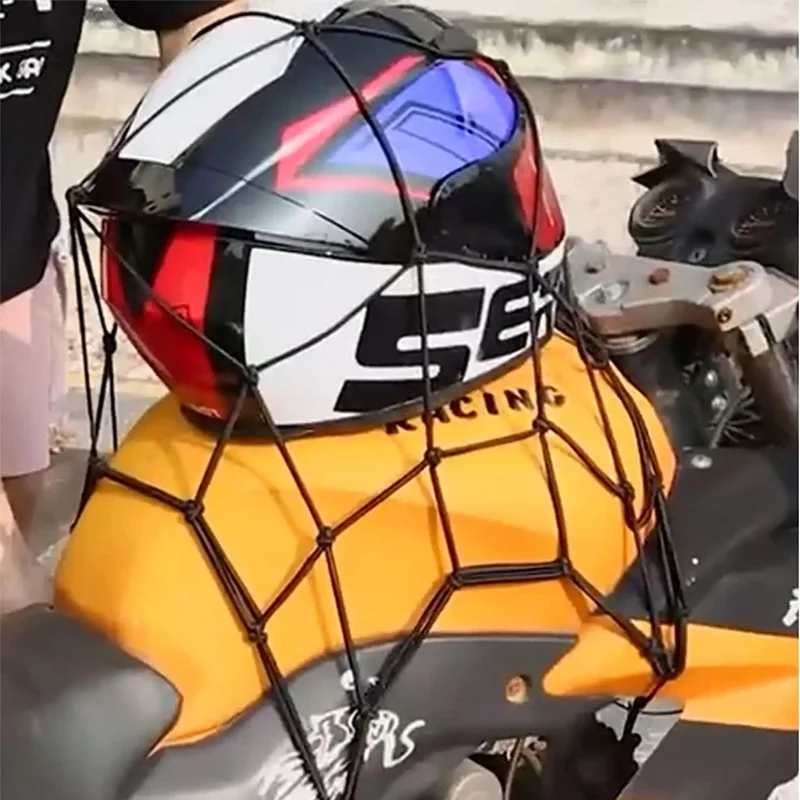 Tank Divider Mesh - Motorbagagenet Helm Mesh Brandstoftank Net Zak