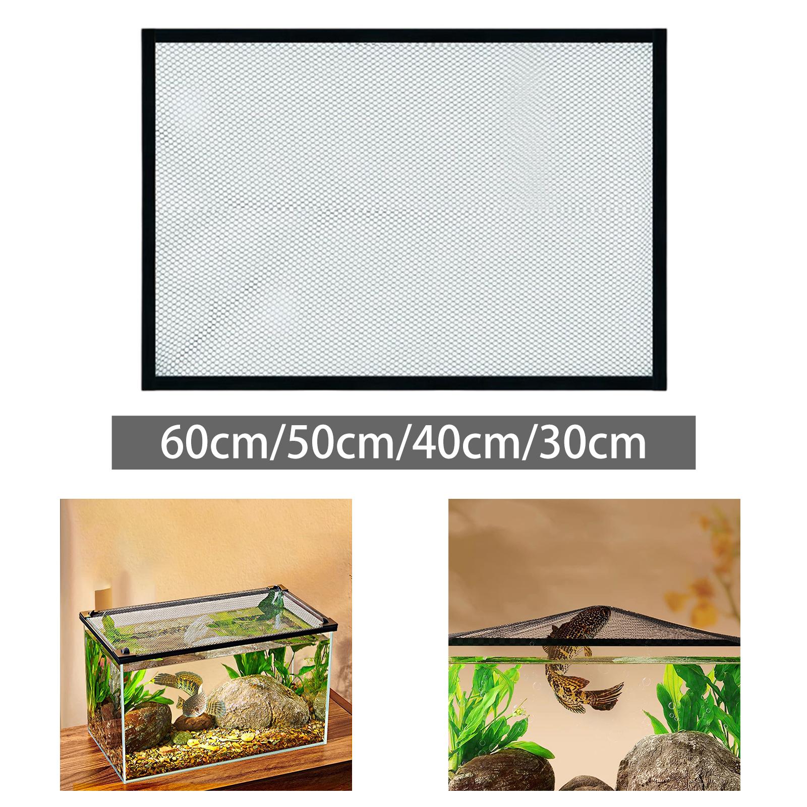 Aquarium Fish Jump Guard - Aquarium Scherm Bovenklep Magnetisch Aquarium Anti-Springnet