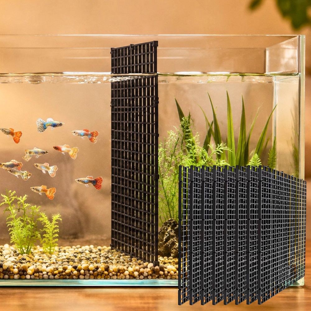 Aquarium Fish Elevator - 14 stuks zwart plastic aquariumrooster met