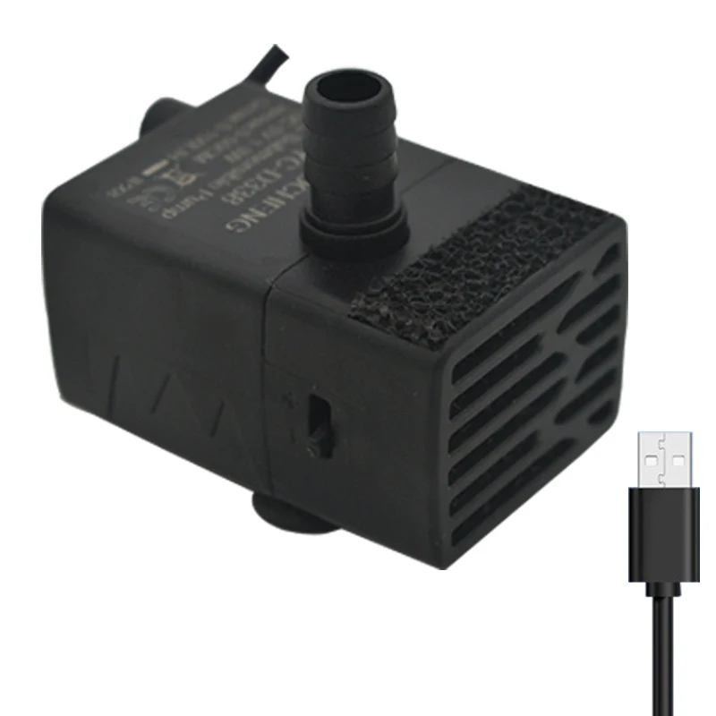Aquarium Fish Real - USB Aquarium Dompelpomp, 5V 5W Mini