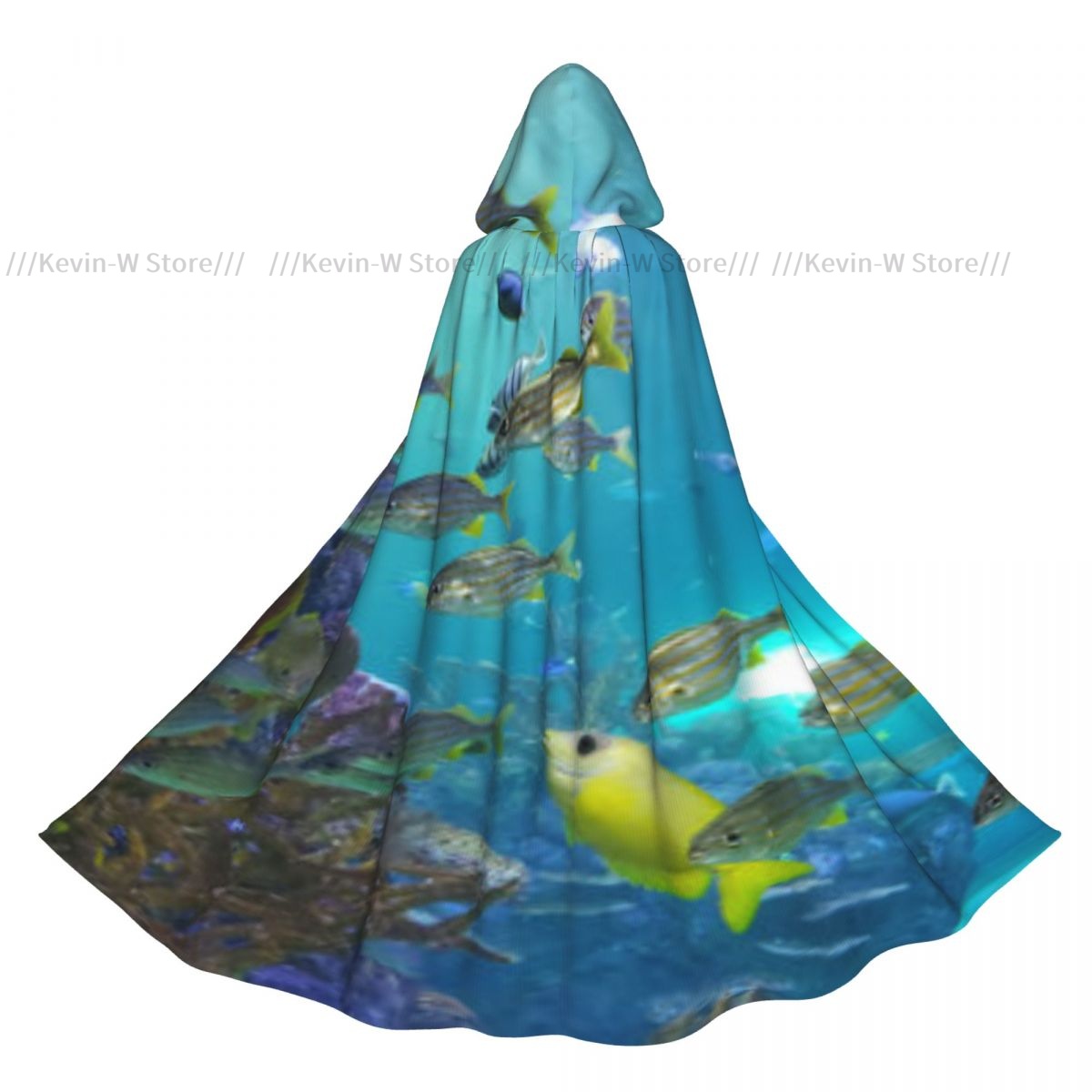 Aquarium Queen Fish - Vis binnen aquarium kapmantel polyester unisex