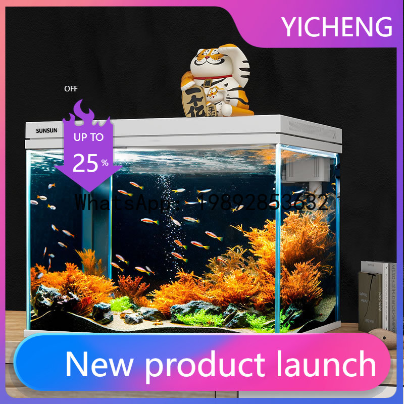Aquarium Fish Low Maintenance - Ultraheldere viskom - zelfcirculerend aquarium voor