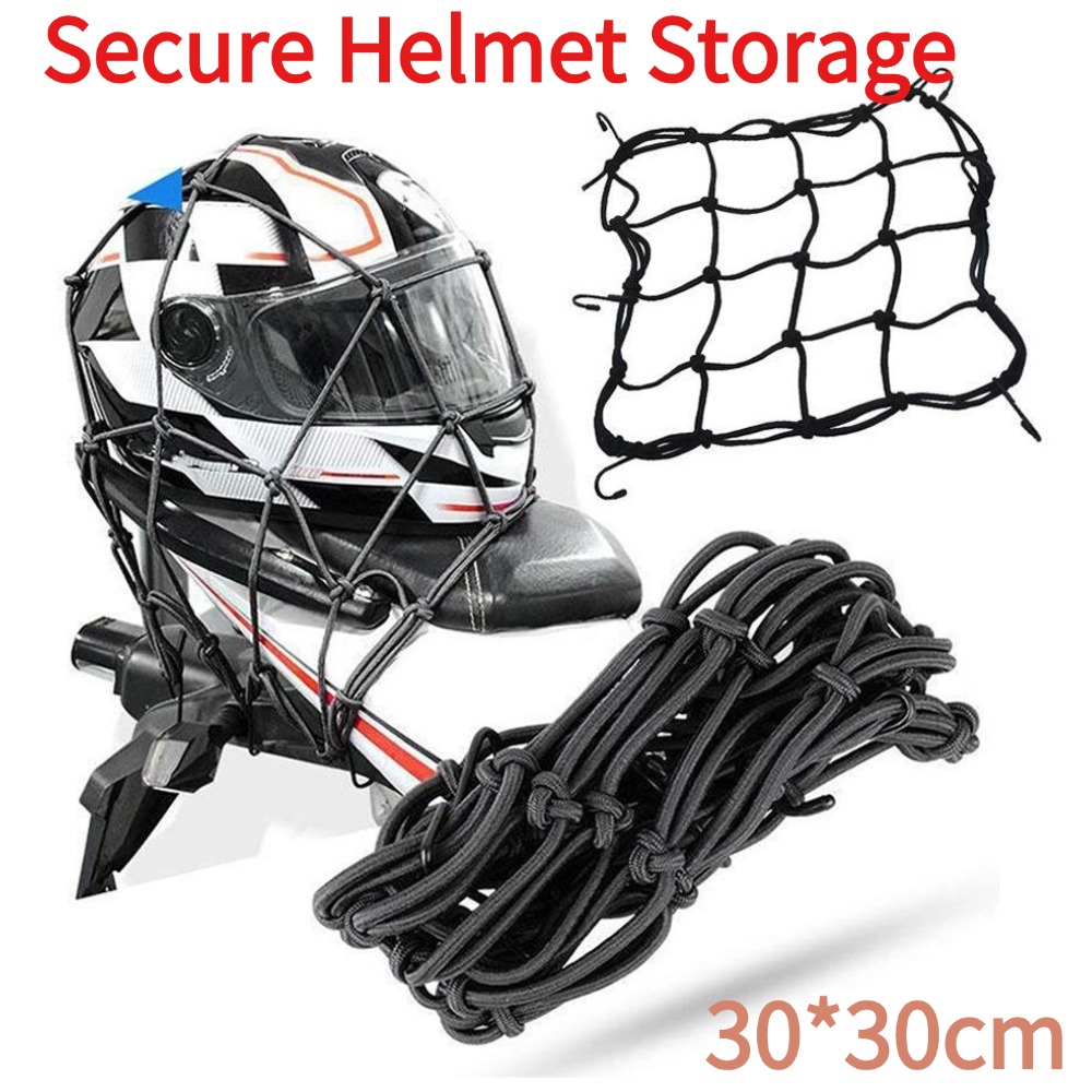 Tank Divider Mesh - Universeel motorfiets bagagenet 30*30cm helm bagage