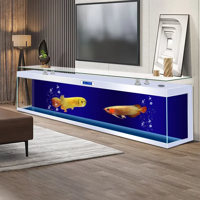 Aquarium Fish Low Maintenance - Vierkante tv-meubel visaquarium grote maat staand