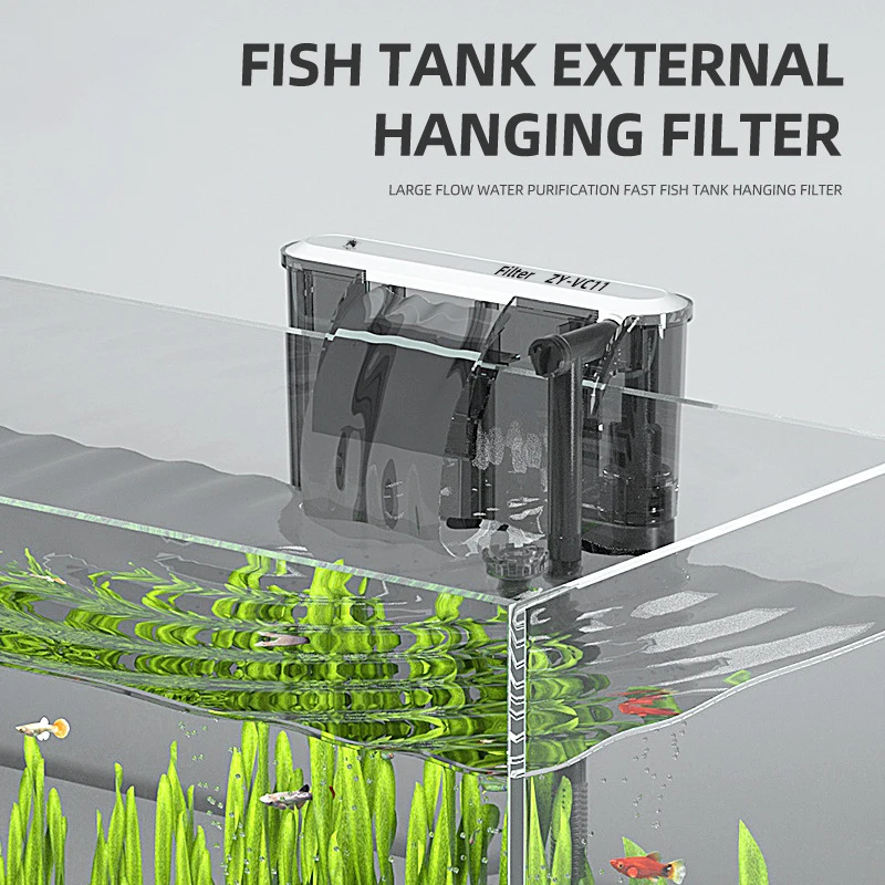 Aquarium Fish Background - 110V 220V Aquariumfilter Wandgemonteerd aquariumfilter Extern