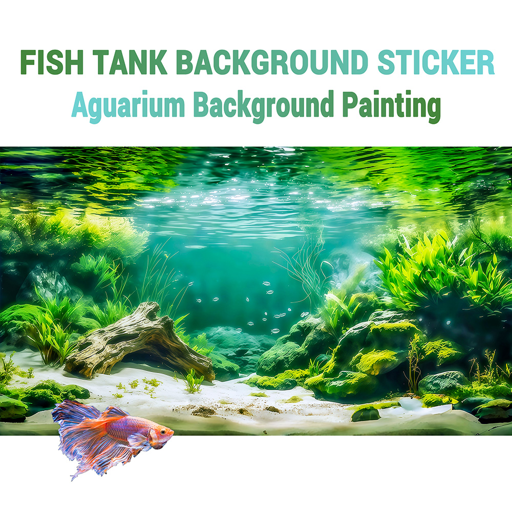 Aquarium Fish Background - Rivierafzettingen op de bodem, achtergrondafbeelding voor