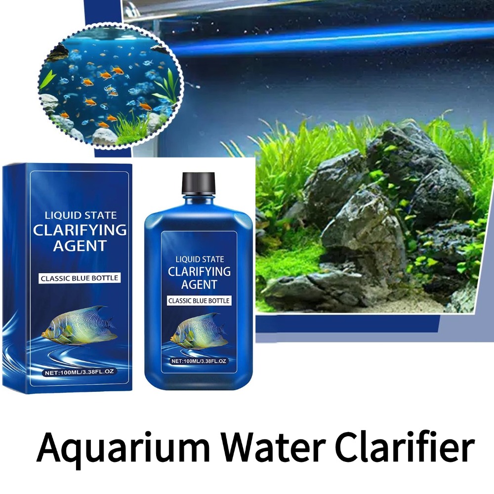 Aquarium Fish Maintenance - Aquarium Water Clarifier 100ml Visbak Reinigingsoplossing