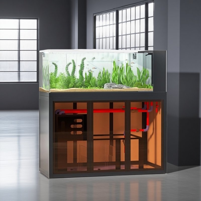 Aquascape-visbak in industriël - Aquarium Fish Low Maintenance recensie en prijs