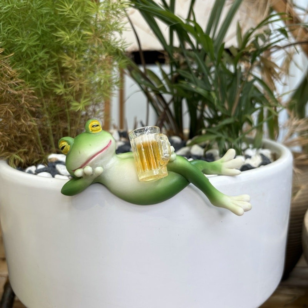 Hangende bloempot rand kikker  - Aquarium Fish Pot recensie en prijs