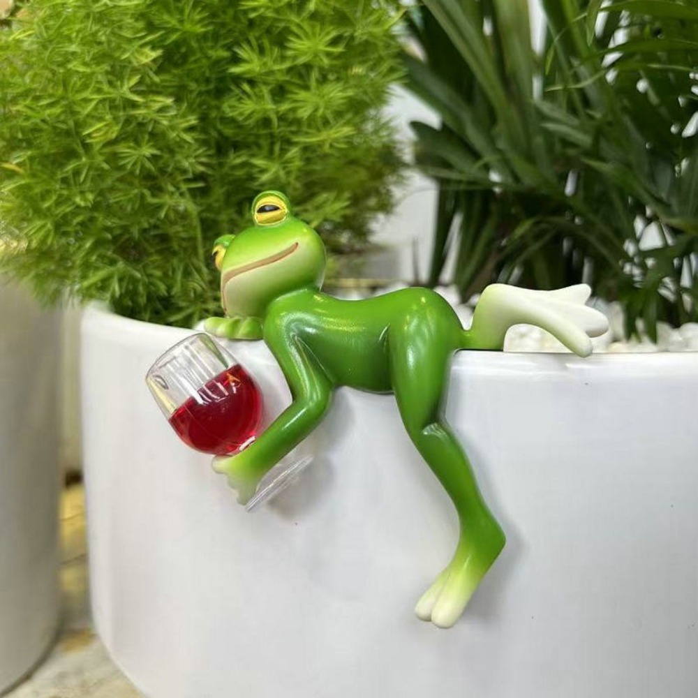 Hangende bloempot rand kikker  - Aquarium Fish Pot recensie en prijs