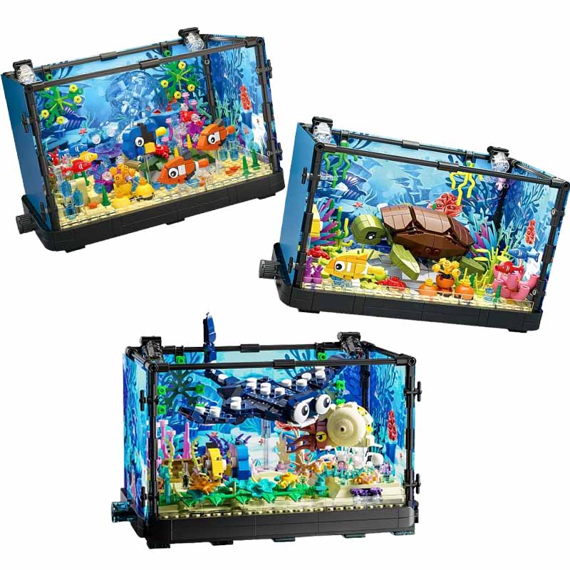 Aquarium bouwsteenset met lich - Aquarium Fish For Beginners recensie en prijs
