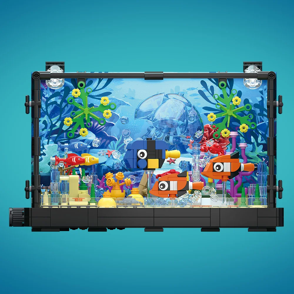 Aquarium bouwsteenset met lich - Aquarium Fish For Beginners recensie en prijs