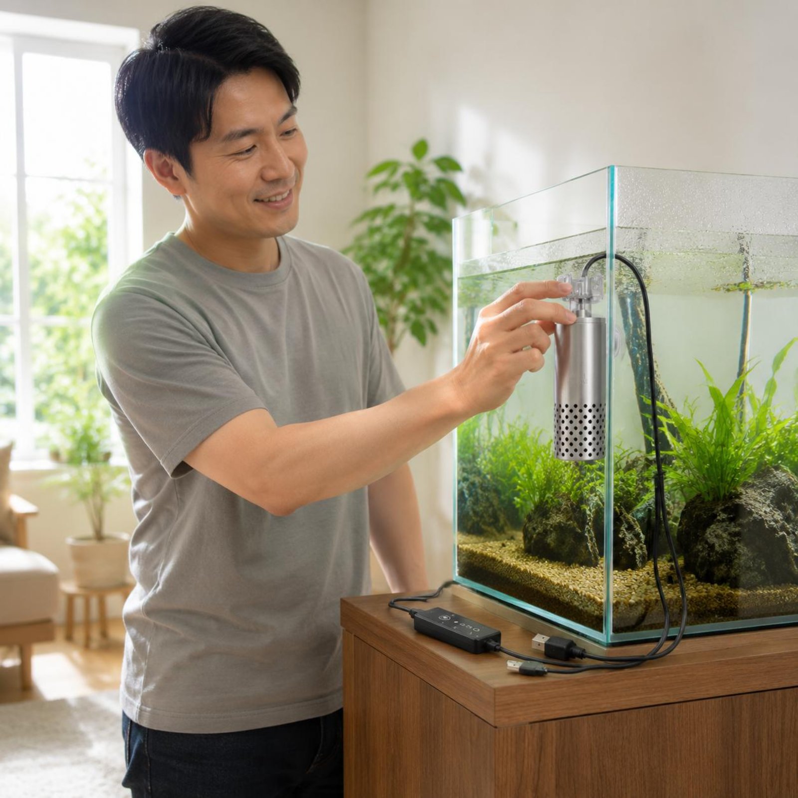 Elektrische oppervlakteskimmer - Aquarium Fish Low Maintenance recensie en prijs
