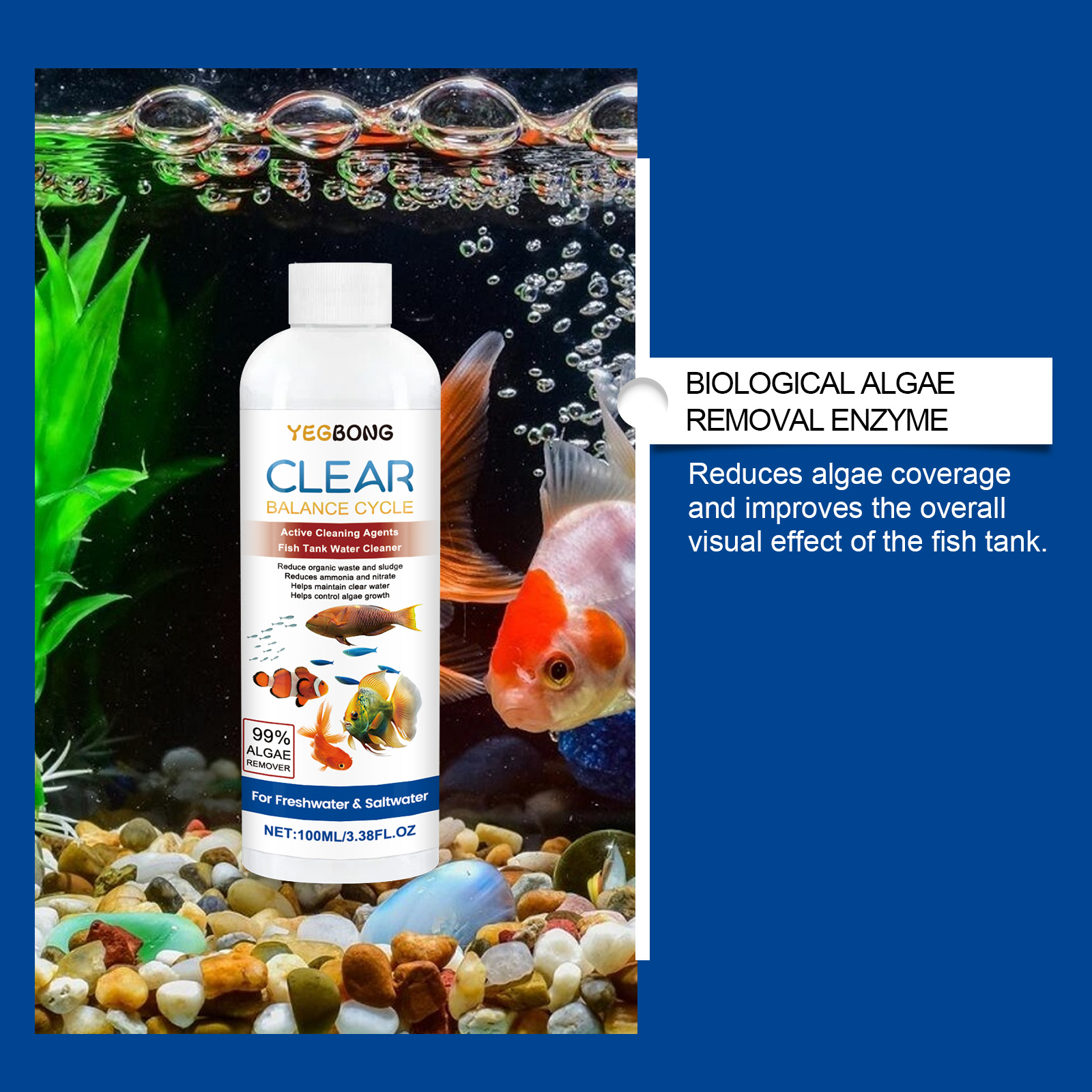 Aquarium Water Clarifier 100ml - Aquarium Fish Maintenance recensie en prijs