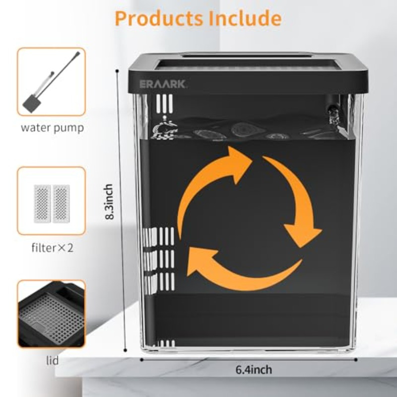 Bureau-/thuisaquarium met filt - Aquarium Fish For Beginners recensie en prijs