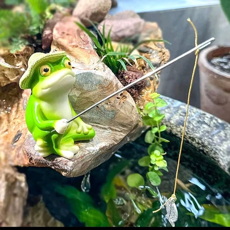 Visserijkikkerbeeldje Buiten T - Aquarium Fish Buy recensie en prijs