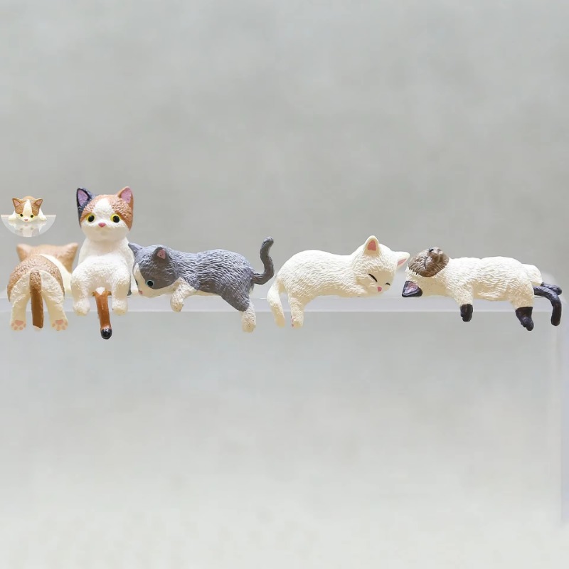 1Pc Leuke Cartoon Kat PVC Woon - Aquarium Fish Real recensie en prijs