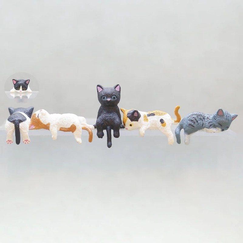 1Pc Leuke Cartoon Kat PVC Woon - Aquarium Fish Real recensie en prijs