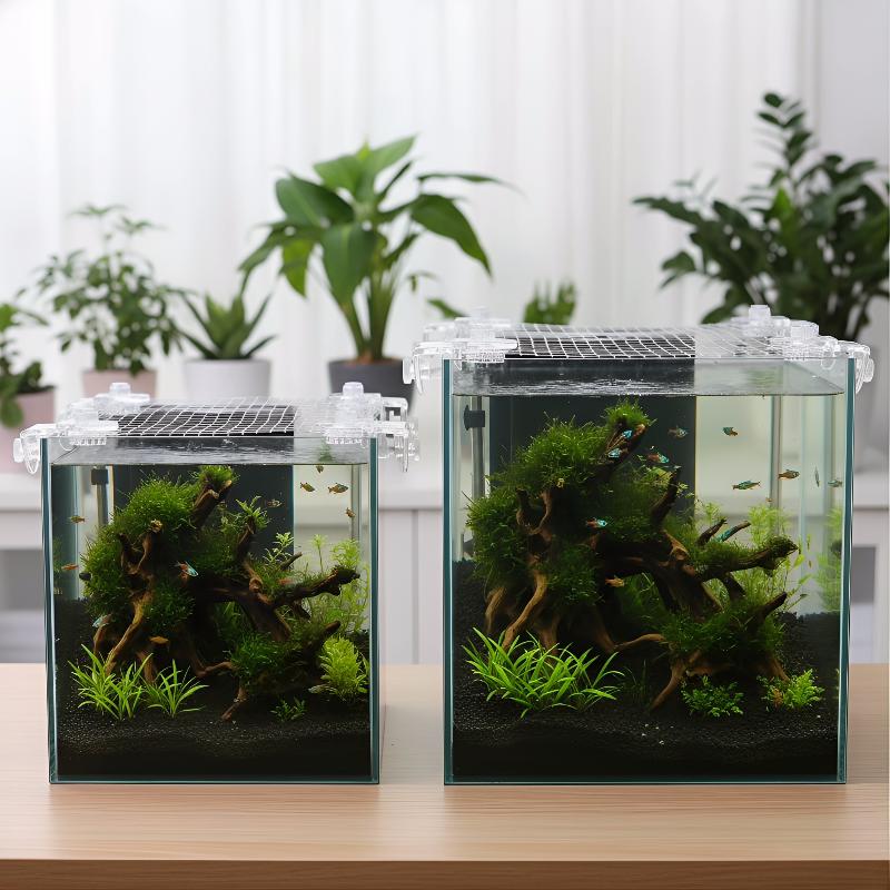 1 stuks anti-ontsnappingsnet v - Aquarium Fish Jump Guard recensie en prijs