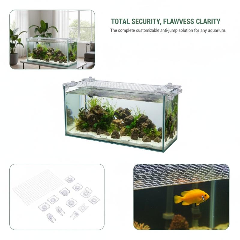 1 stuks anti-ontsnappingsnet v - Aquarium Fish Jump Guard recensie en prijs