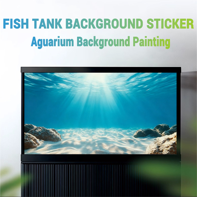 Blauwe zee, helder zand, achte - Aquarium Fish Background recensie en prijs