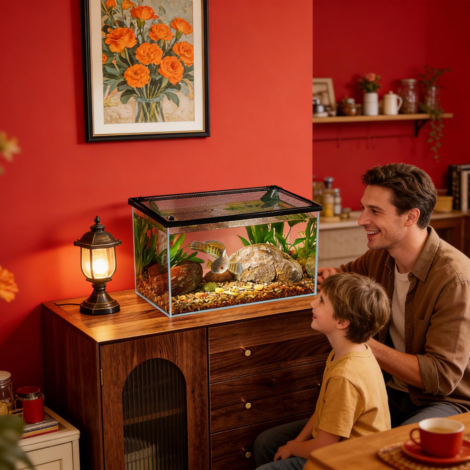 Anti-spring magnetische duurza - Aquarium Fish Jump Guard recensie en prijs