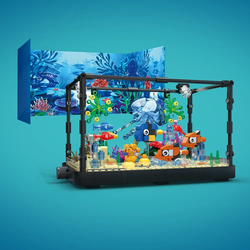 Aquarium bouwsteenset met lich - Aquarium Fish For Beginners recensie en prijs