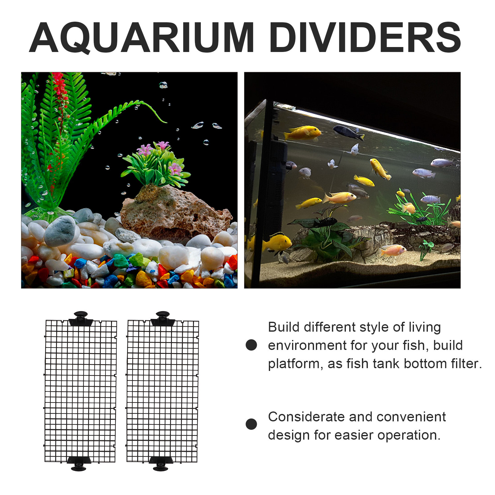 1Set Premium PVC Visbak Scheid - Tank Divider Mesh recensie en prijs