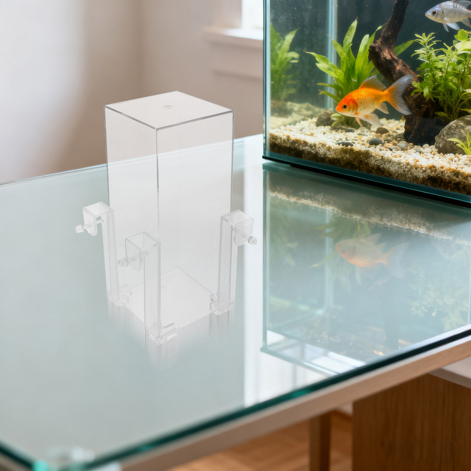 Onderhangend aquarium bijvulac - Aquarium Fish Elevator recensie en prijs