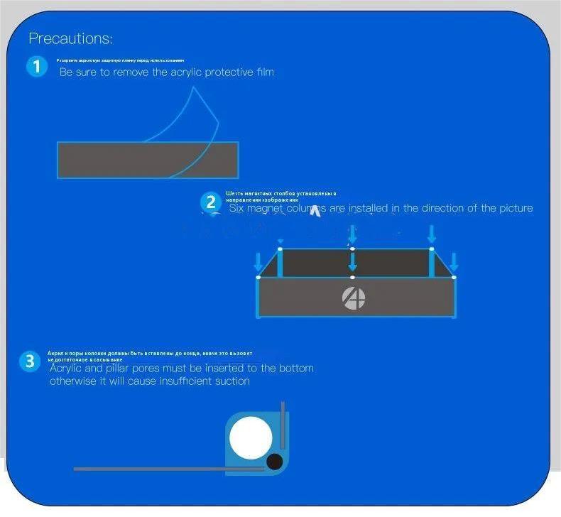 Schaduw- en ophangset voor A8S - Aquarium Fish Real recensie en prijs