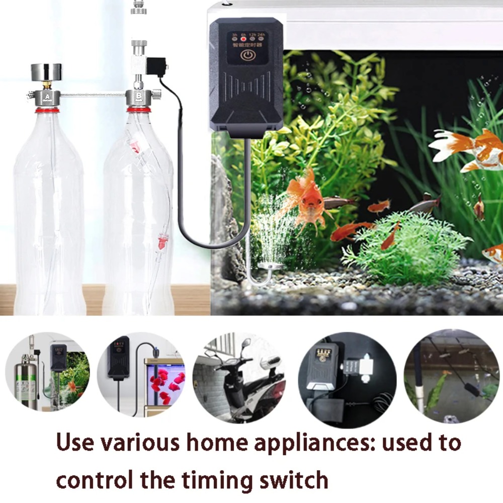 Aquariumtimer met vier snelhed - Aquarium Fish Real recensie en prijs