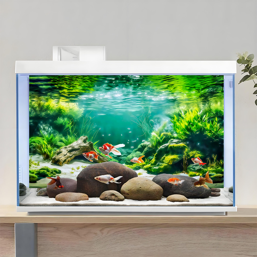 Rivierafzettingen op de bodem, - Aquarium Fish Background recensie en prijs
